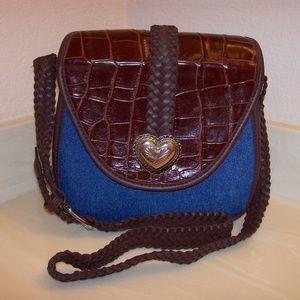 Brighton Style Crossbody Saddle Handbag